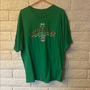 Green Notre Dame 2022 Fiesta Bowl Graphic T-Shirt